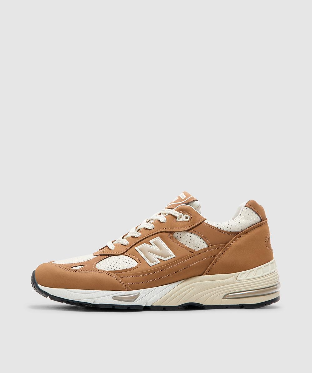 New Balance Men's Beige Miuk 991 Sneaker (Chipmunk / Birch - 9) - Size 9