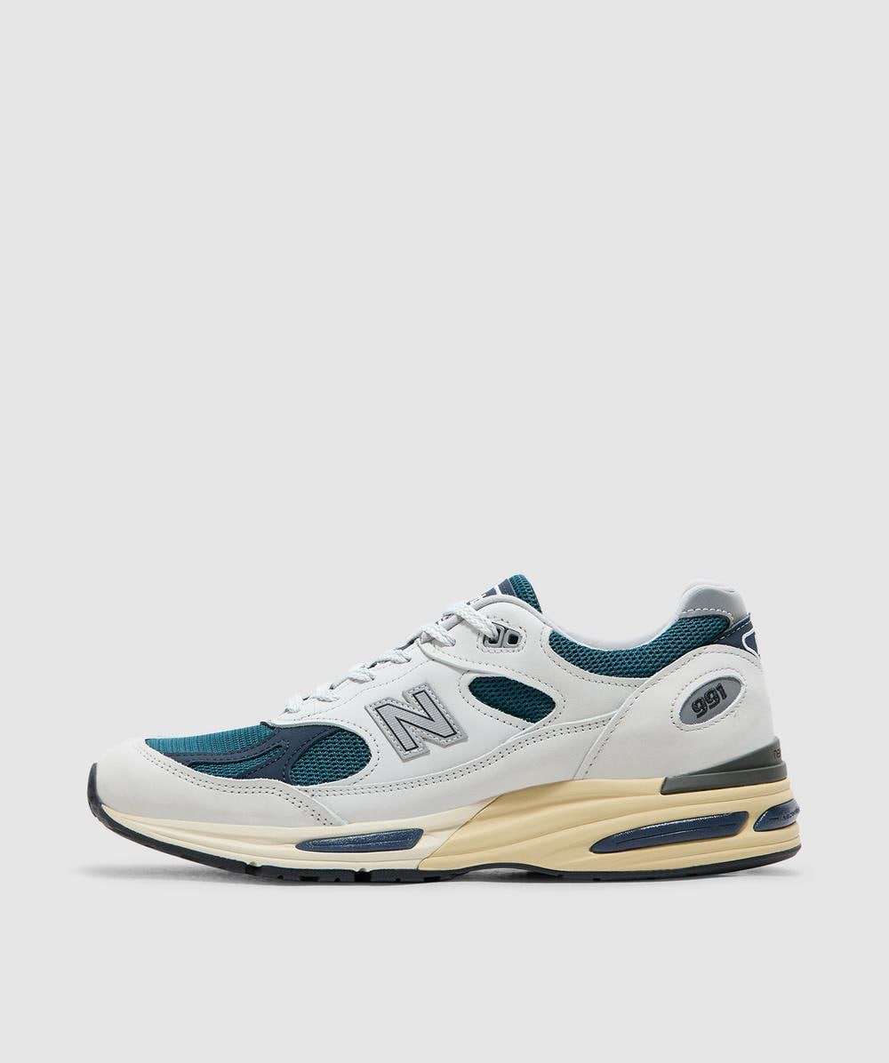 New Balance Men's Grey Miuk 991V2 Sneaker ( / Balsam - 10) - Size 10