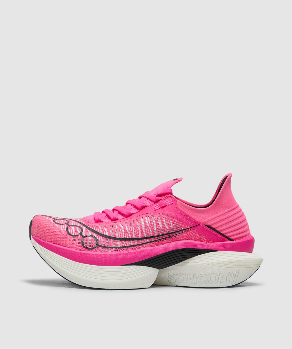 Saucony Endorphin Elite 2 Sneaker ( Shock/Black - 7) - Size 7 - Men's, Unisex