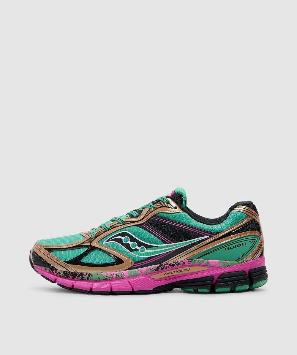 Saucony Men's Green Progrid Guide 7 Sneaker ( /Bronze - 9) - Size 9