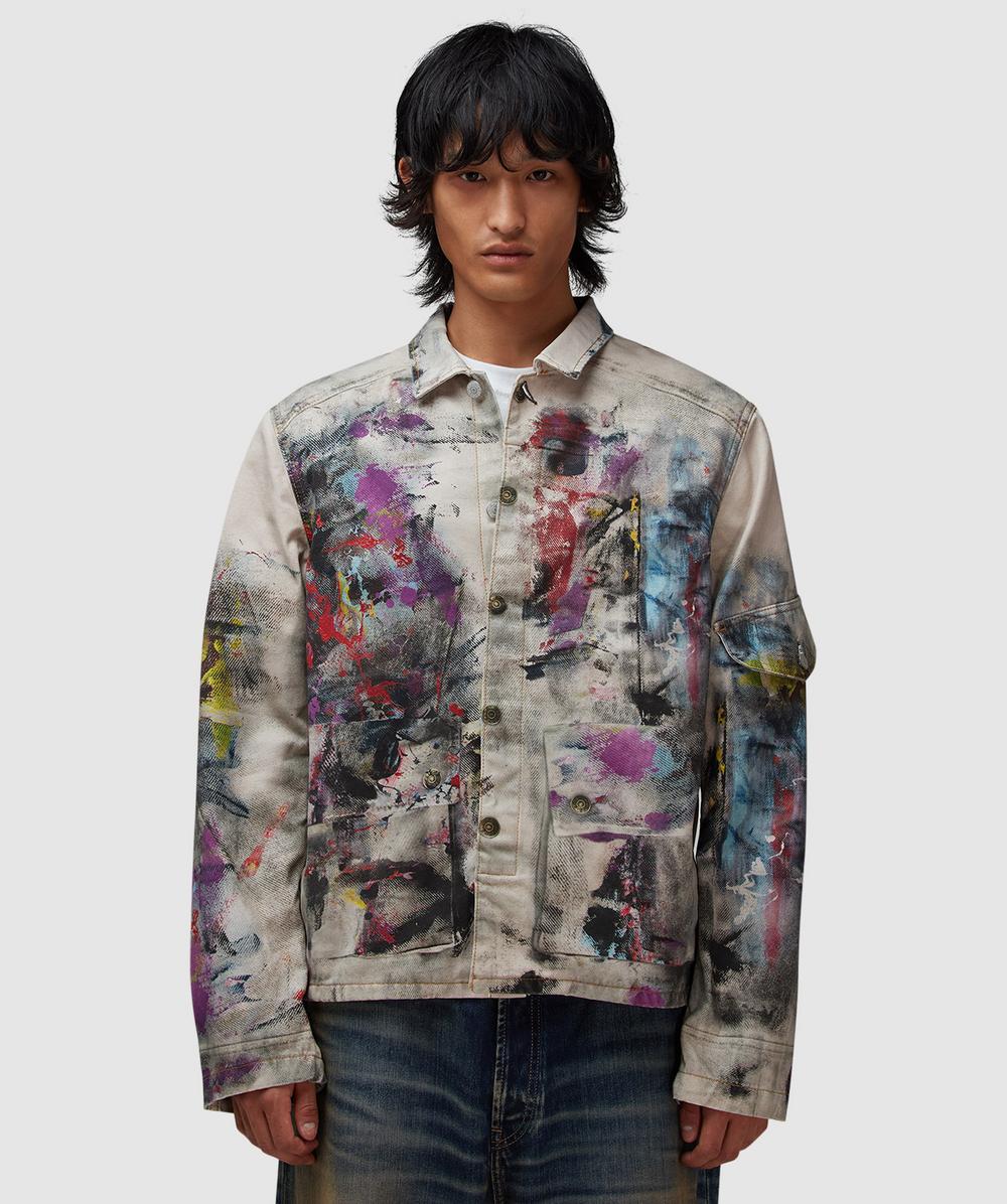 Acne Studios Ochino Painter Decorator Jacket In Gray
