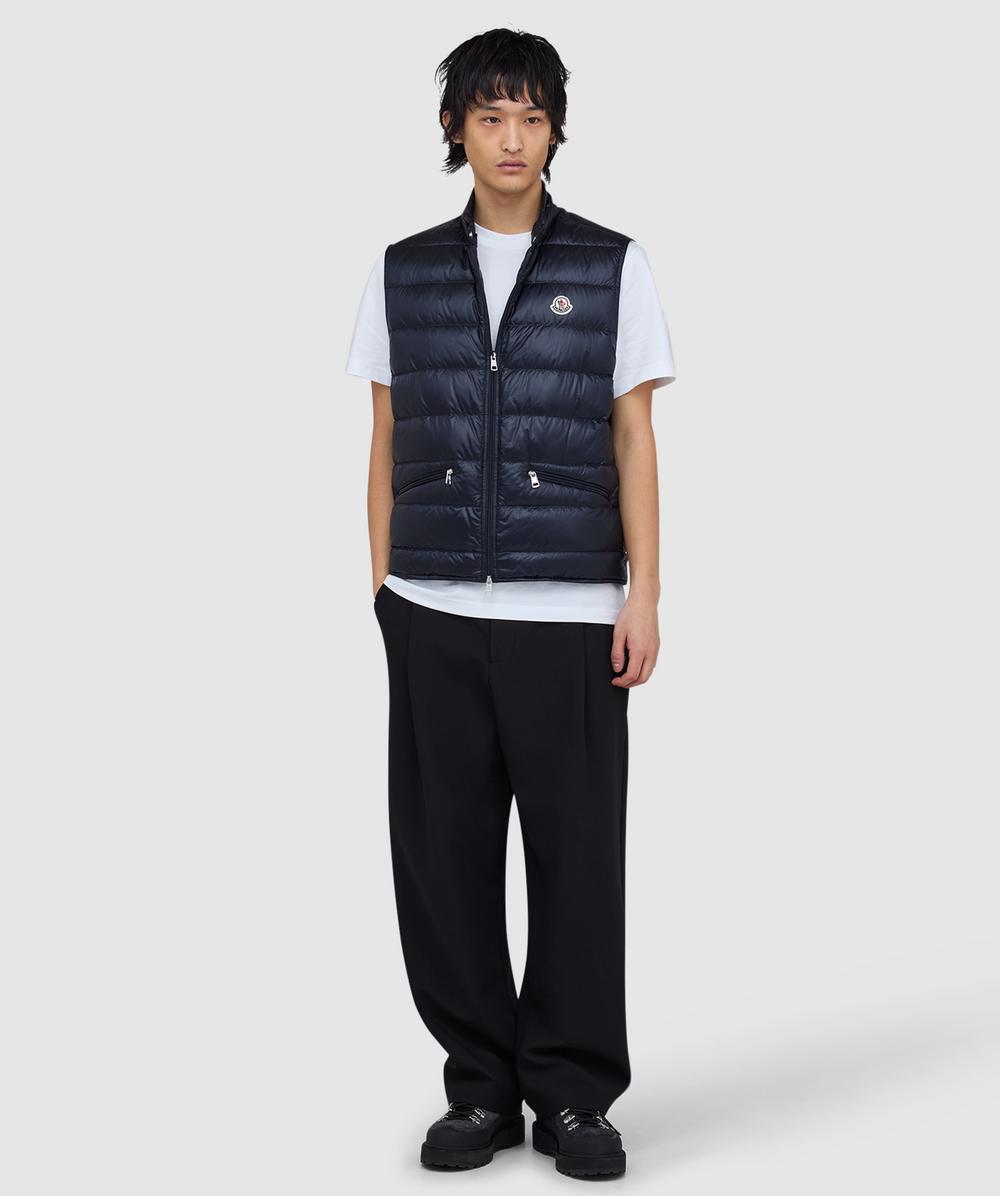 Moncler Gui down vest | NAVY | SEVENSTORE