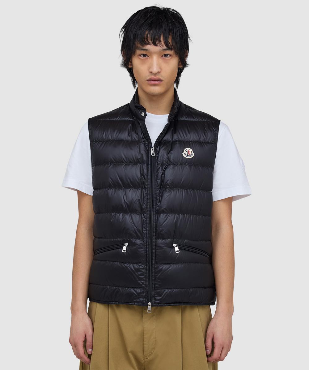 Moncler Gui Down Vest (Black - 3) - Size 3, Male