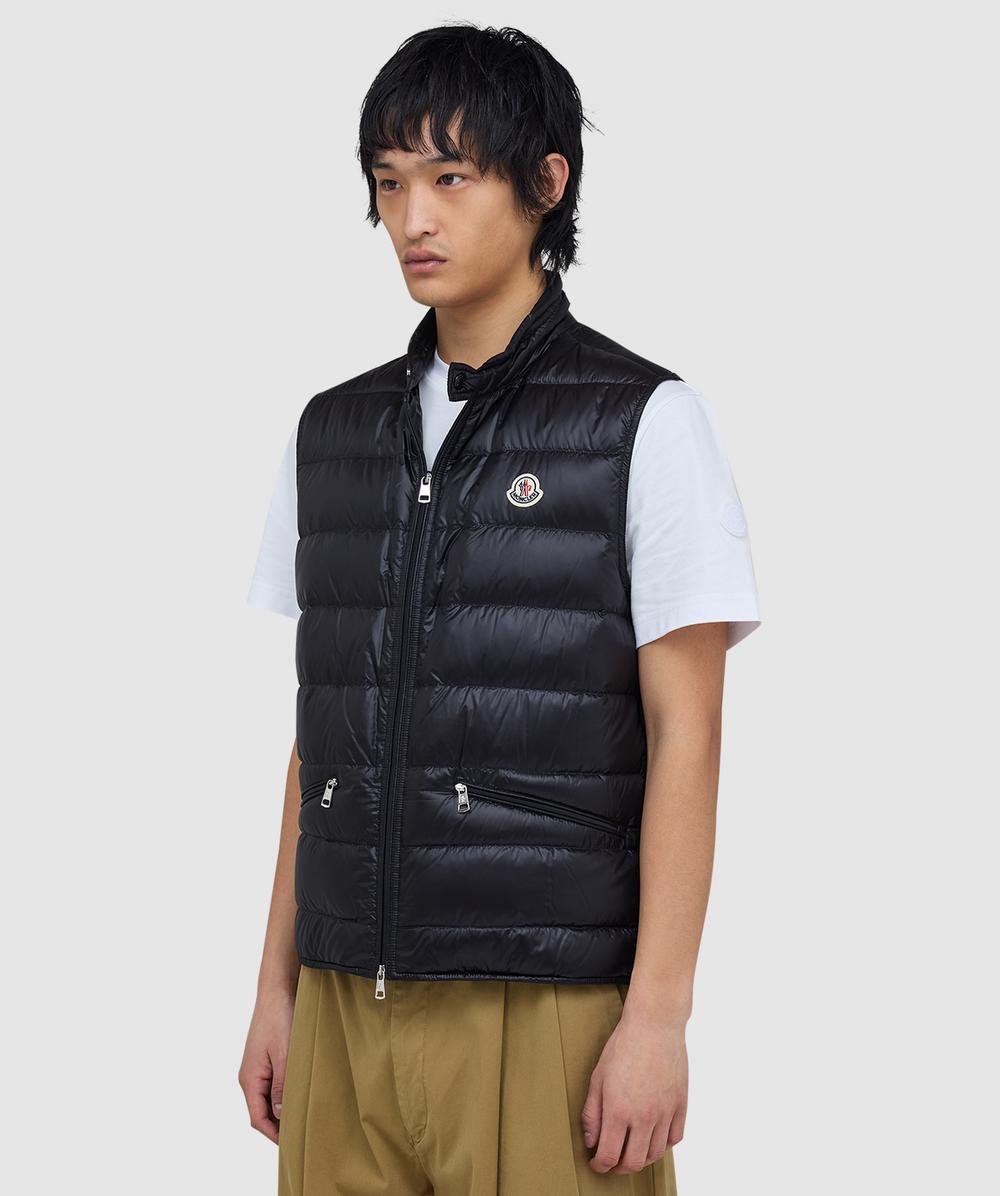 Moncler Gui down vest | BLACK | SEVENSTORE