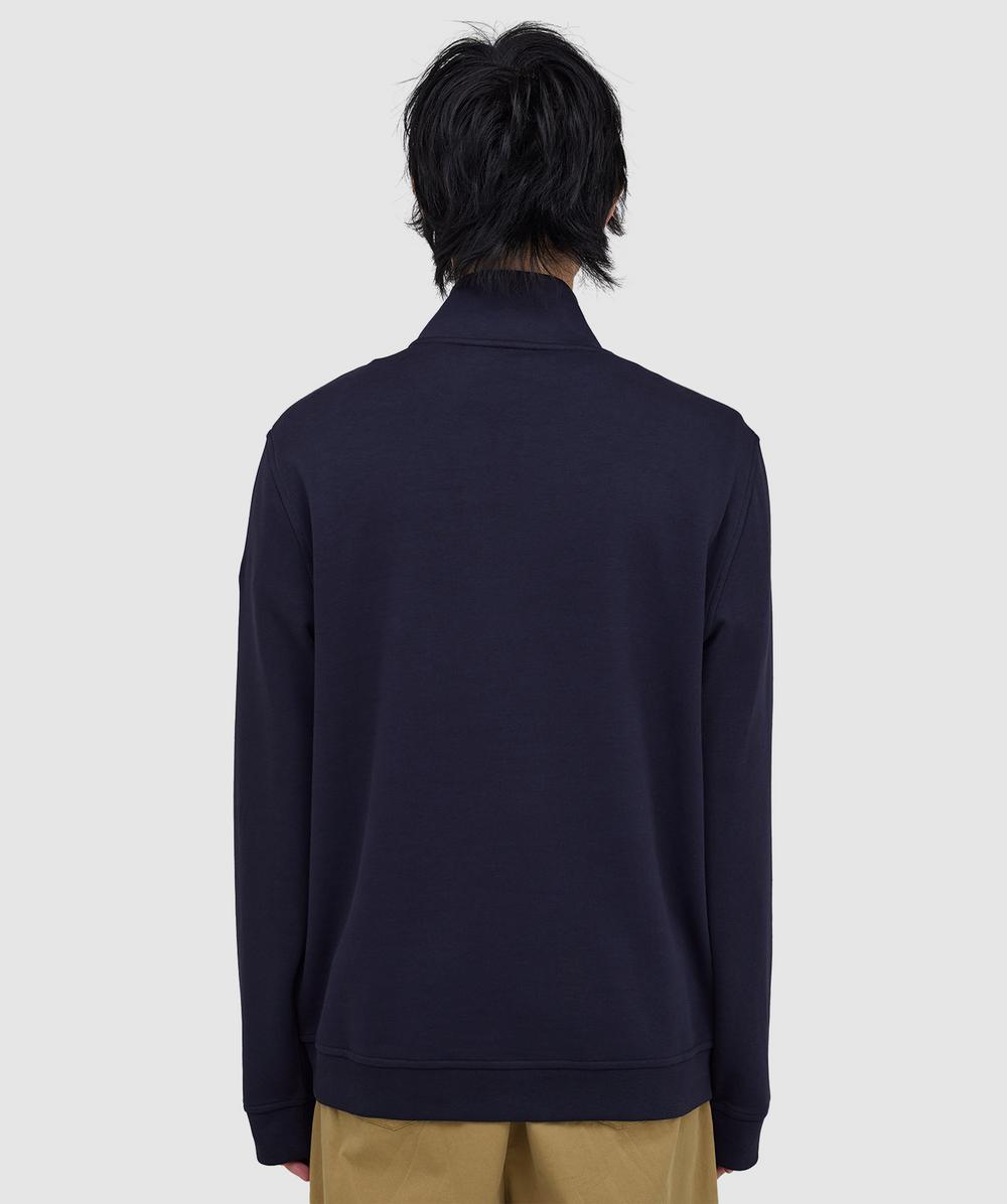Moncler Quarter zip sweatshirt | NAVY | SEVENSTORE Moncler Quarter zip sweatshirt | NAVY | SEVENSTORE