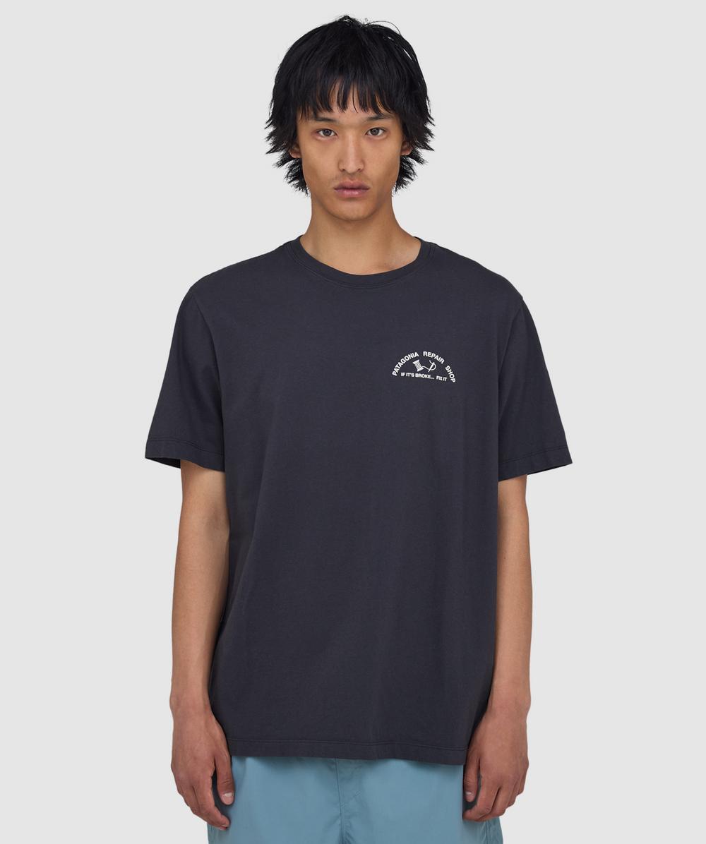 Patagonia Repair shop t-shirt | INK BLACK | SEVENSTORE