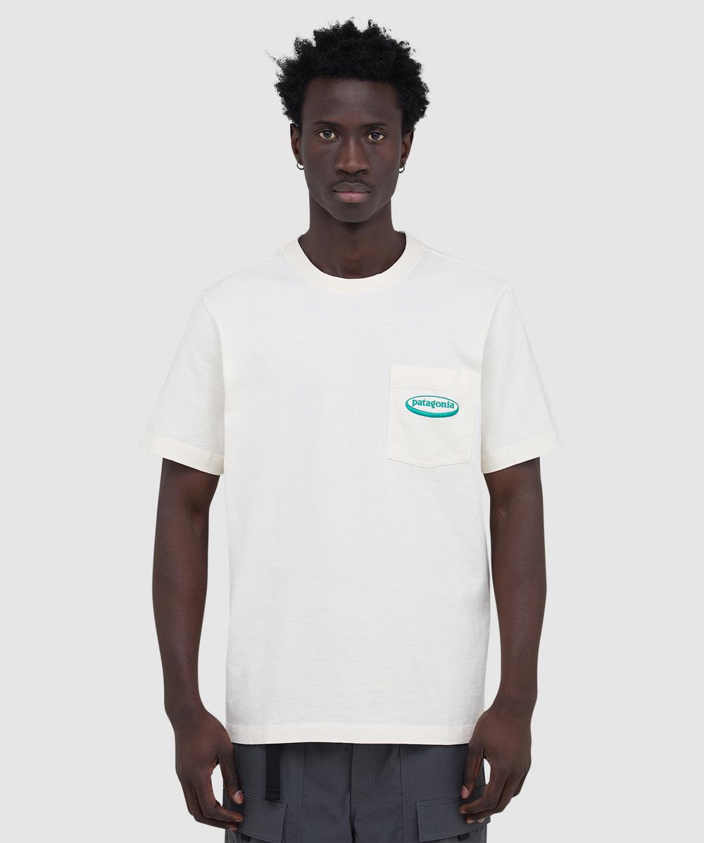 Patagonia Midweight '95 oval logo t-shirt | UNDYED NATURAL