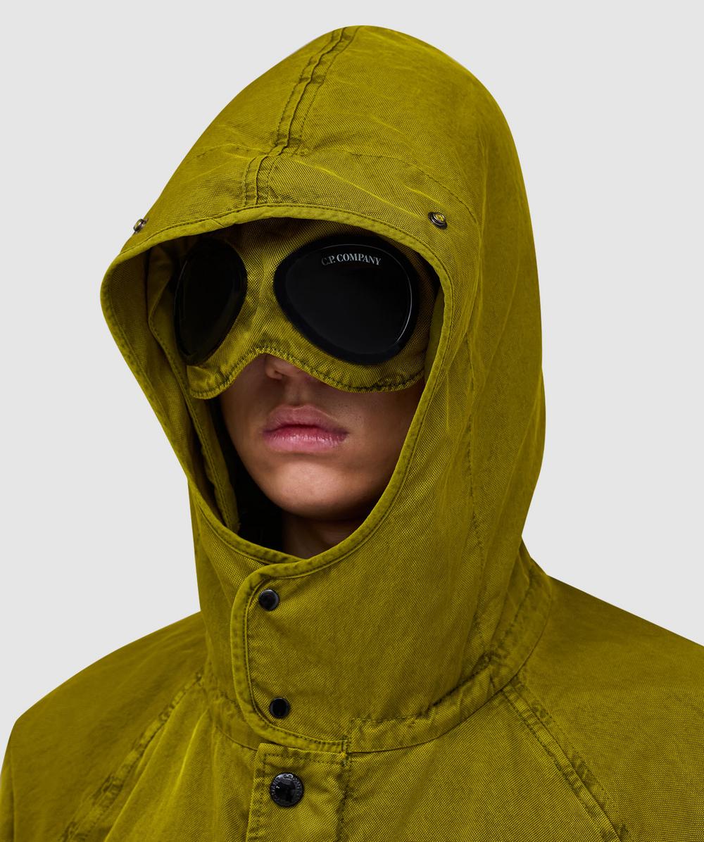 C.P. Company Panama-R mixed goggle jacket | ANTIQUE MOSS | SEVENSTORE