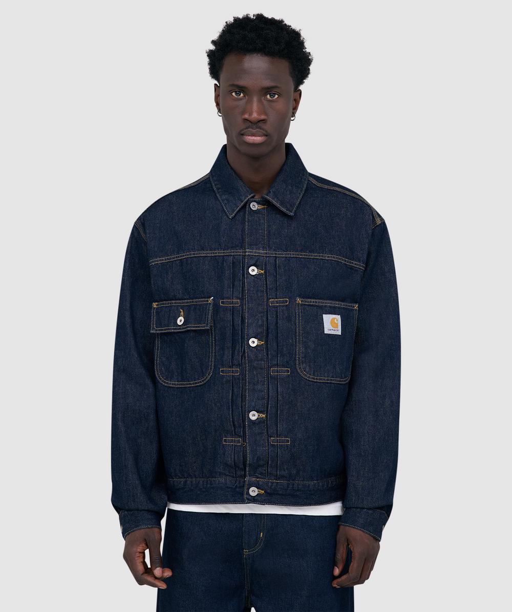 Carhartt WIP Belmar jacket | BLUE RINSED | SEVENSTORE