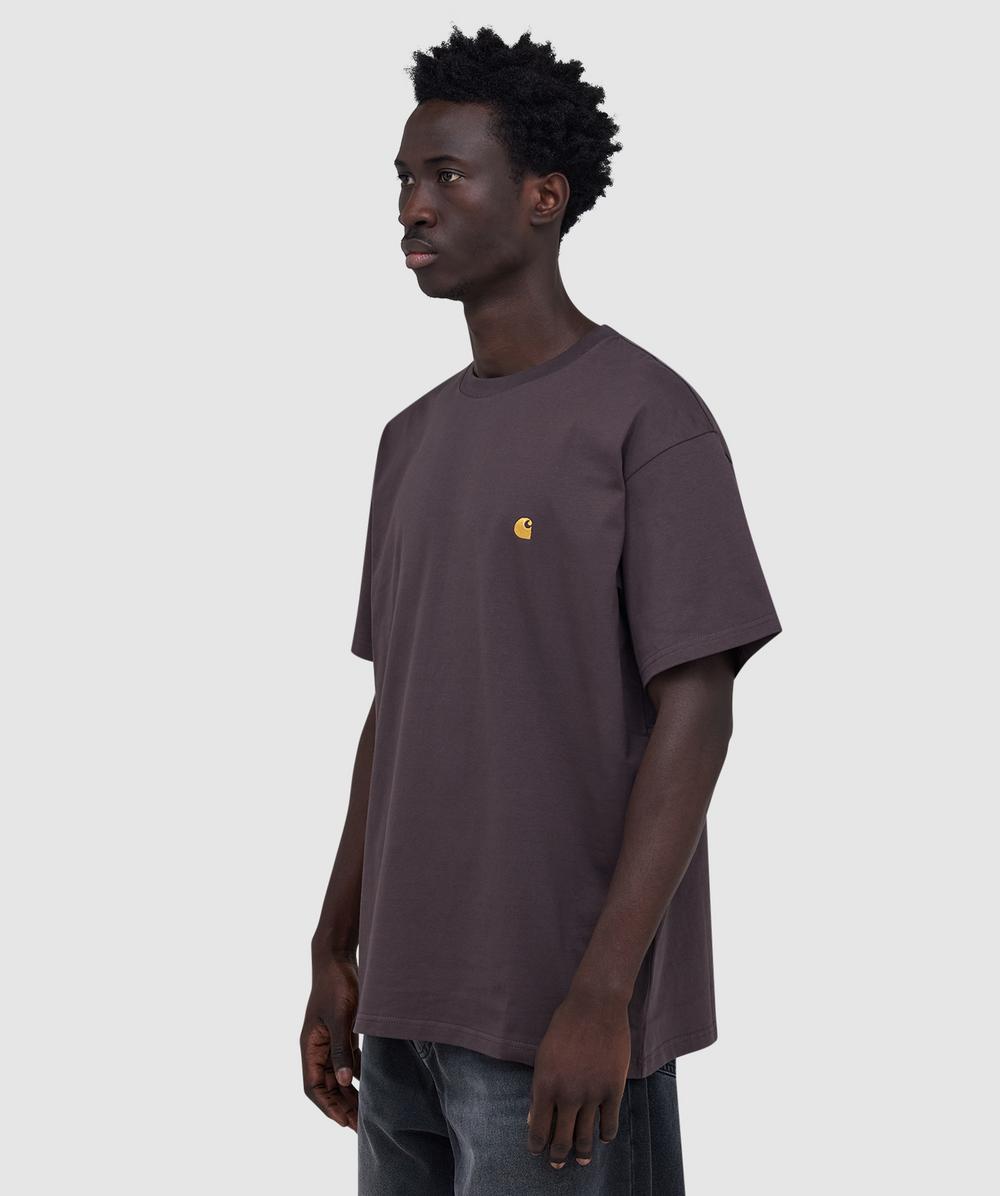 Carhartt WIP Chase t-shirt | SHALE / GOLD | SEVENSTORE
