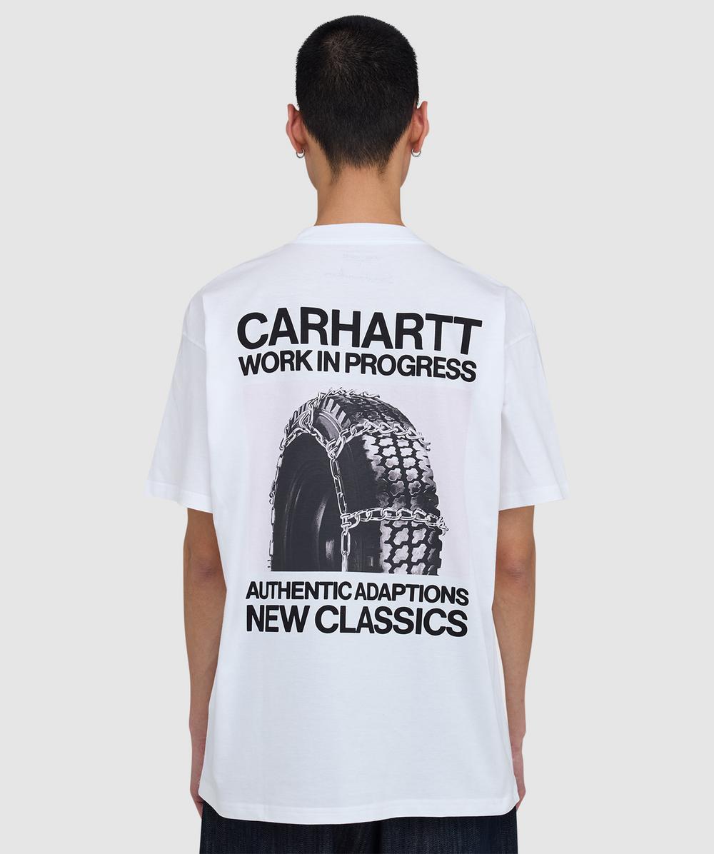 Carhartt Wip Men's White Sean Hamilton 03 T-Shirt ( - L) - Size L