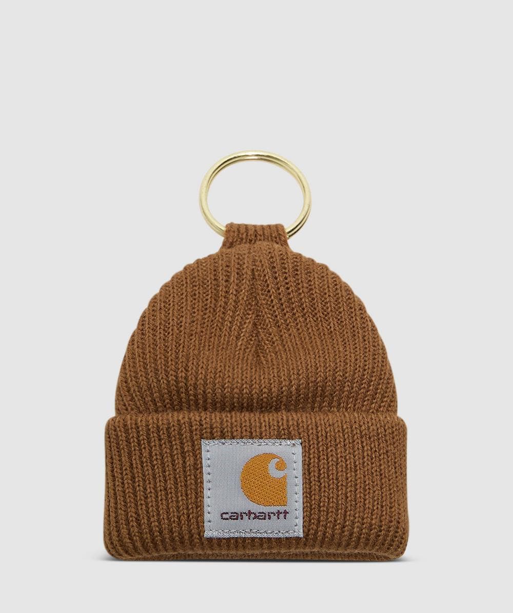 Carhartt Wip Unisex Brown Mini Watch Hat Keychain (Hamilton - One Size) - Size One Size