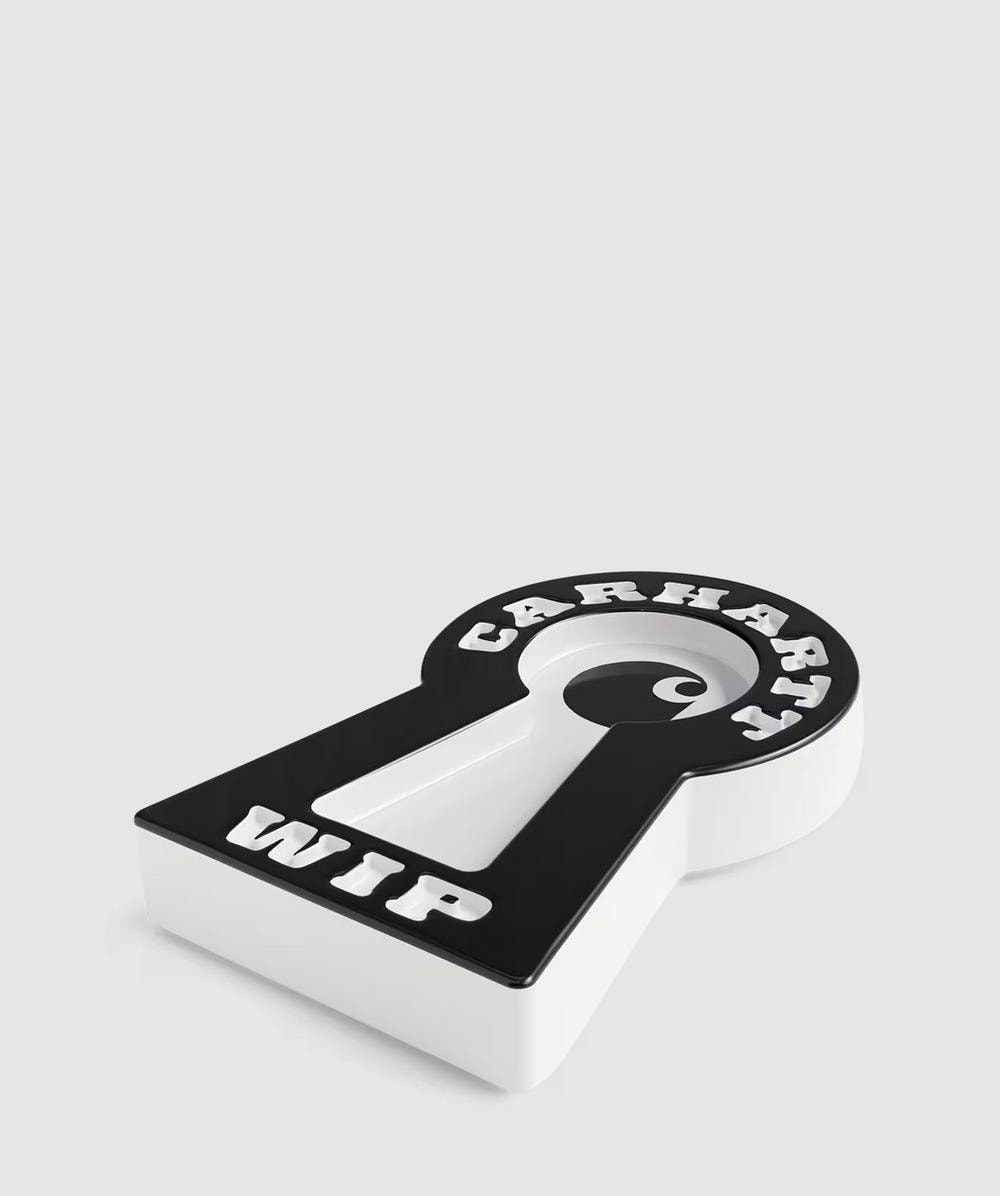 Carhartt WIP Locked Cone Incense Holder (White / Black - One Size) - Size ONE SIZE, Unisex