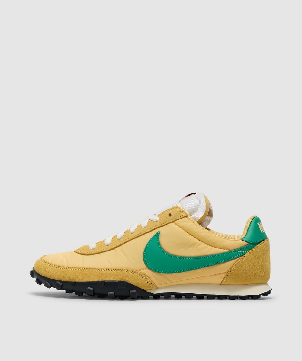 Nike Waffle Racer Sneaker (Topaz Gold/Stadium Green-Sail - 8) - Size 8 - Men's, Unisex