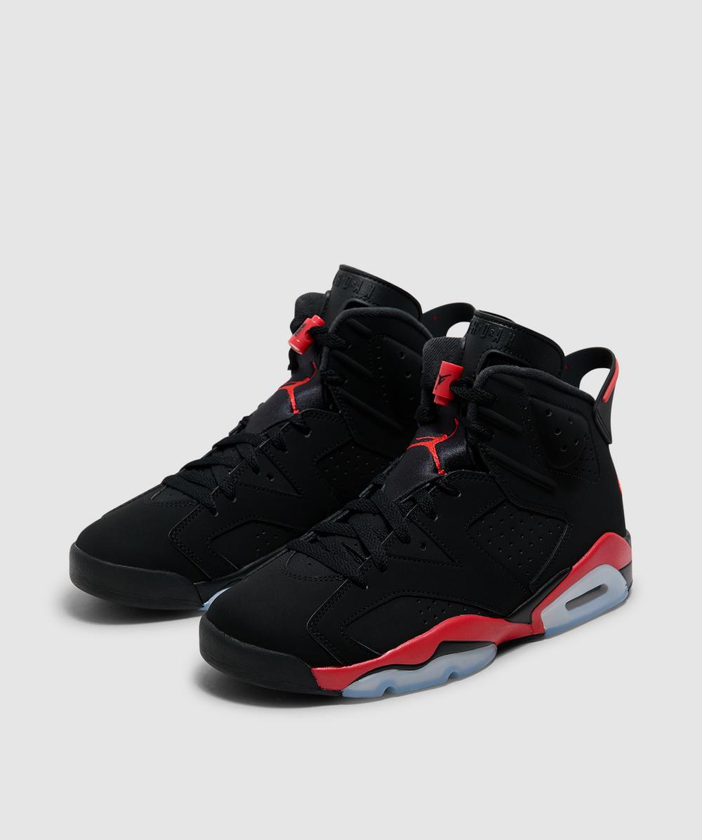 シューズ(男性用) Nike Air Jordan 6 RetroInfrared Salesman Jordan Air Jordan 6 Retro 'Infrared Salesman' sneaker | BLACK/LT