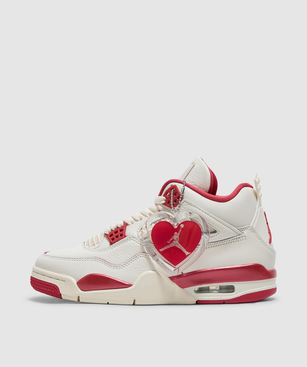 Jordan Air  4 Retro 'valentines Day' Sneaker In Red