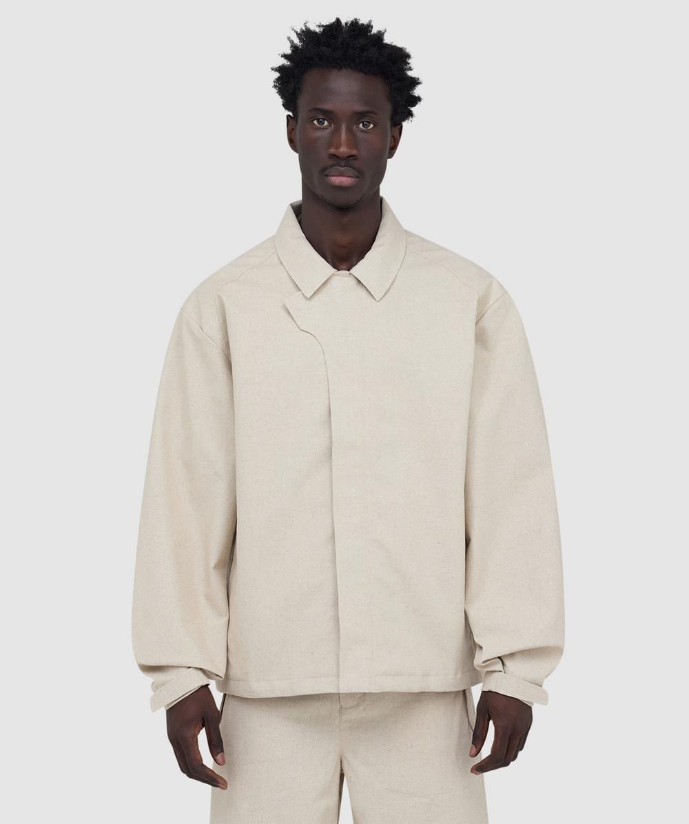 Hiking Patrol Waypoint Linen Jacket In White