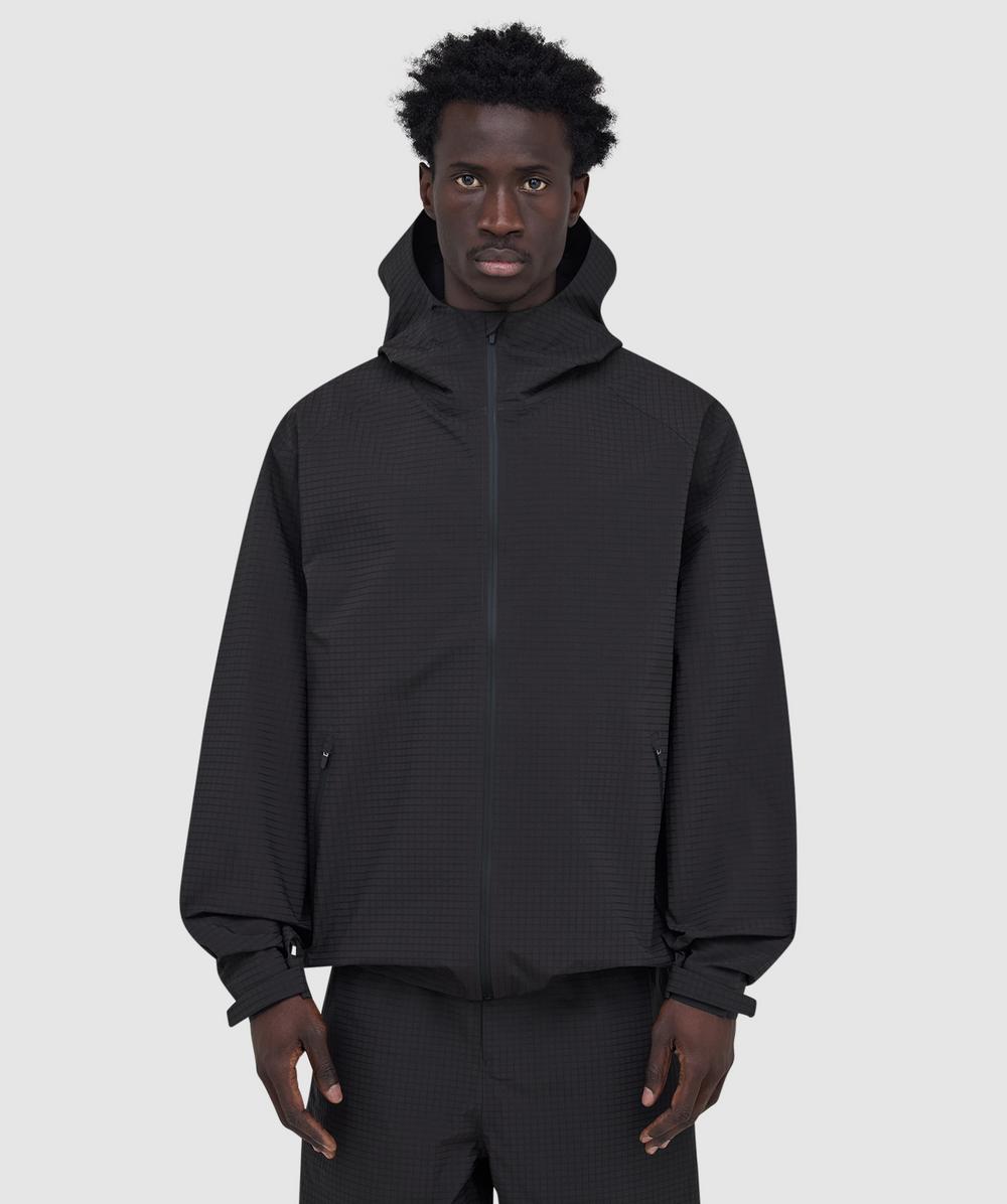 Hiking Patrol Waypoint Ripstop Hooded Jacket (Charcoal Black - Xl) - Size XL, Male