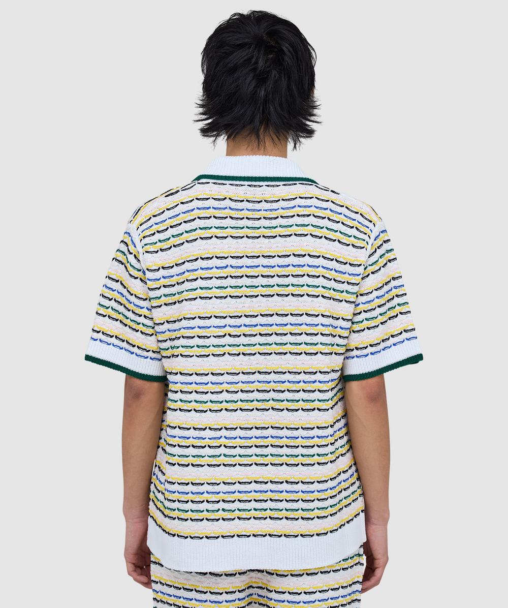 Casablanca Tuck stitch short sleeve shirt | ASSORTED | SEVENSTORE