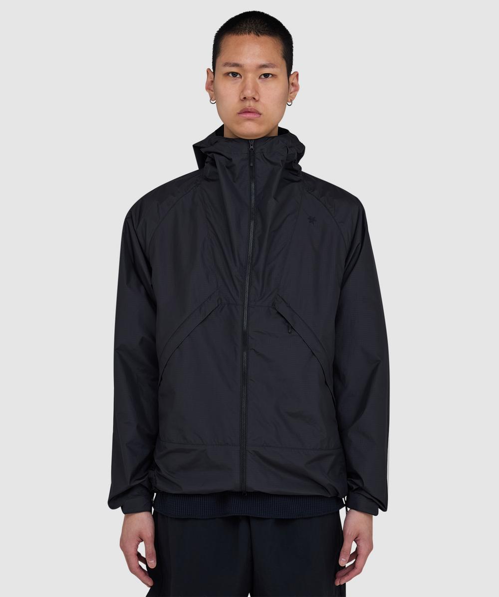 Goldwin Ripstop Hooded Jacket In Black
