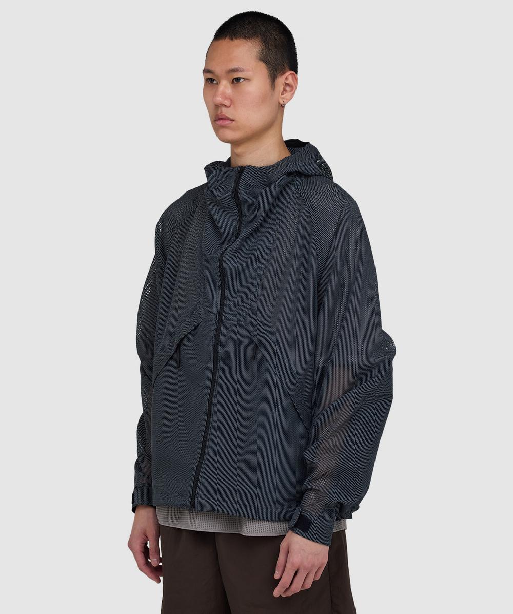 Goldwin Tonalith mesh hooded jacket | BLACK | SEVENSTORE