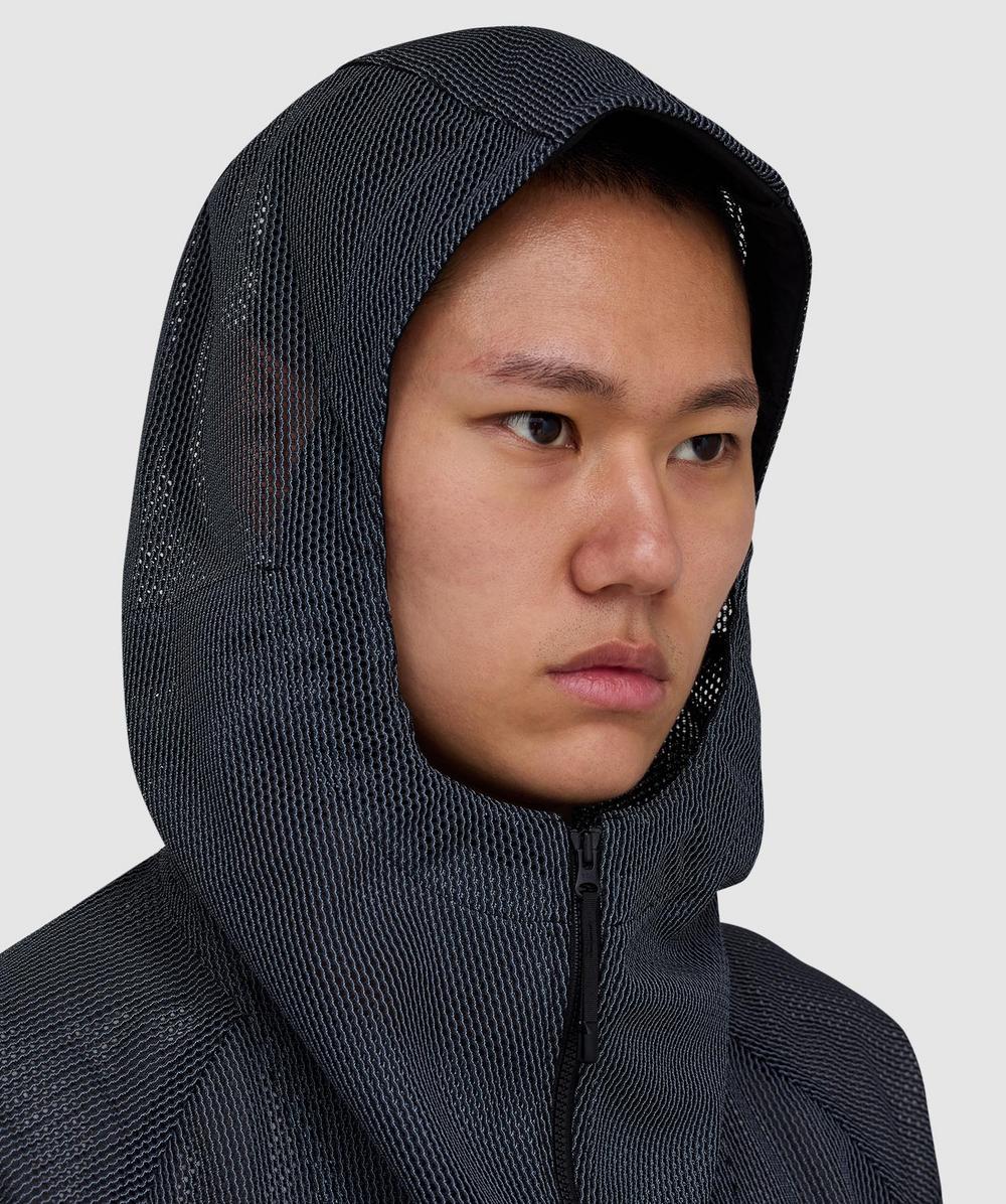 Goldwin Tonalith mesh hooded jacket | BLACK | SEVENSTORE