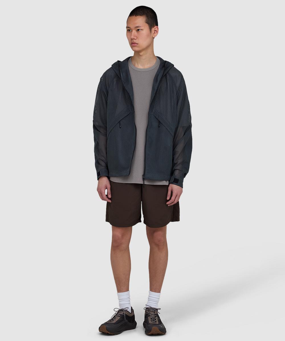 Goldwin Tonalith mesh hooded jacket | BLACK | SEVENSTORE