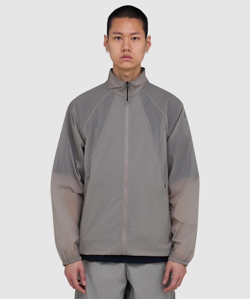 Goldwin Sheer Nylon Wind Jacket In Gray