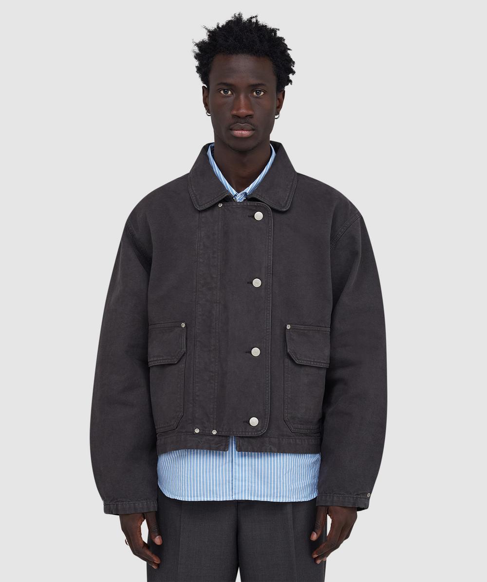 Mfpen Courier Jacket In Gray