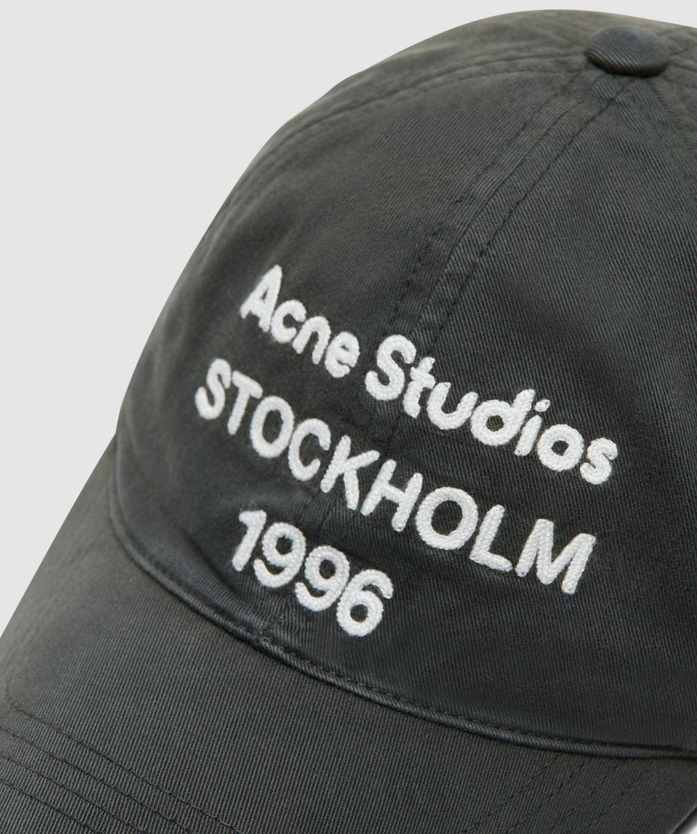 Acne Studios Carliy 1996 cap | FADED BLACK | SEVENSTORE