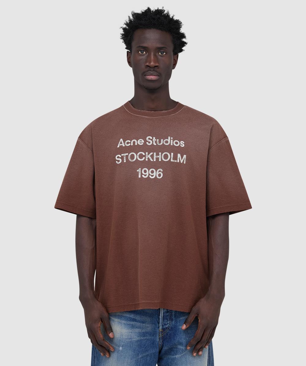 Acne Studios Exford 1996 T-shirt In Animal Print
