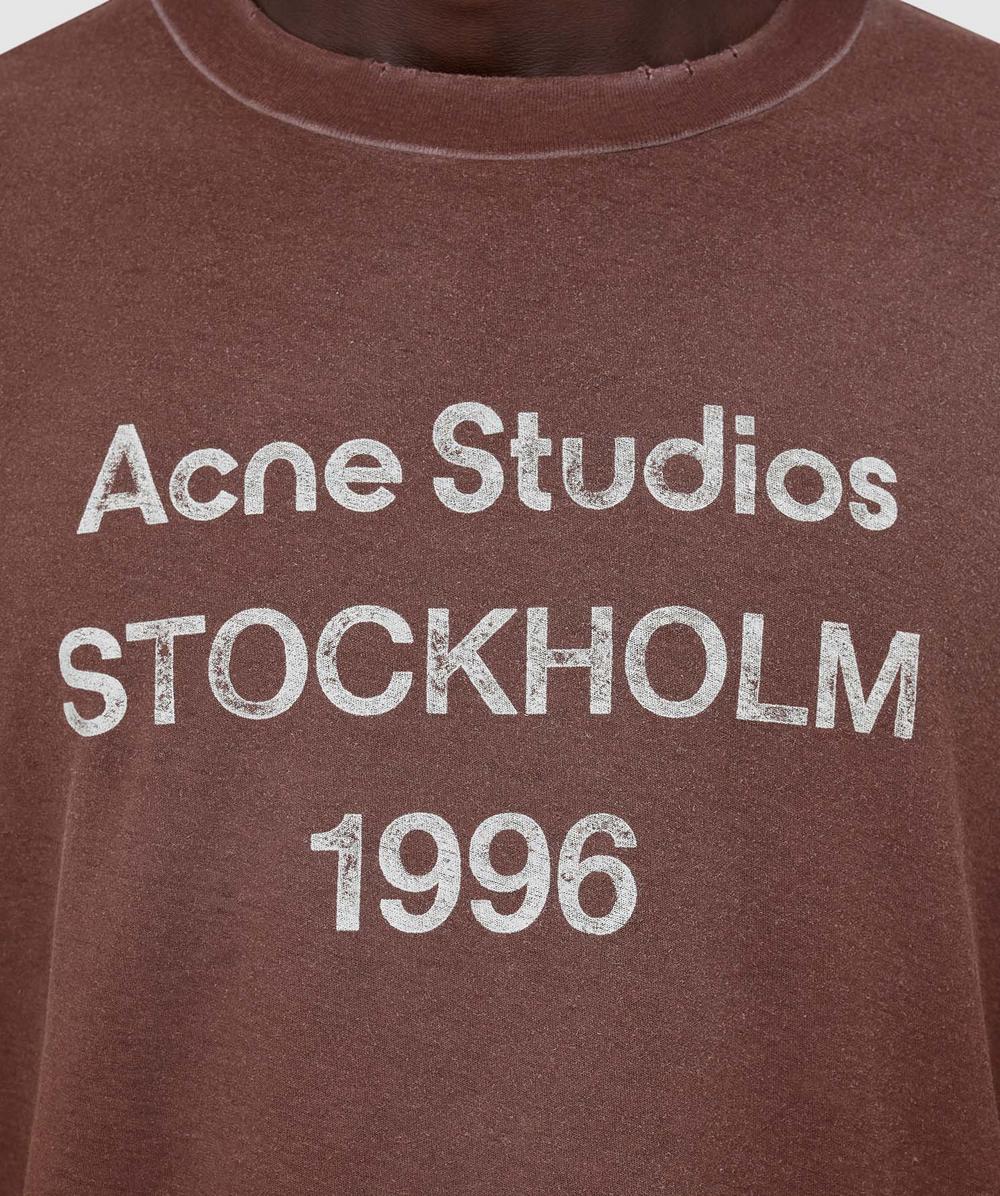 Acne Studios Exford 1996 t-shirt | CHOCOLATE BROWN | SEVENSTORE