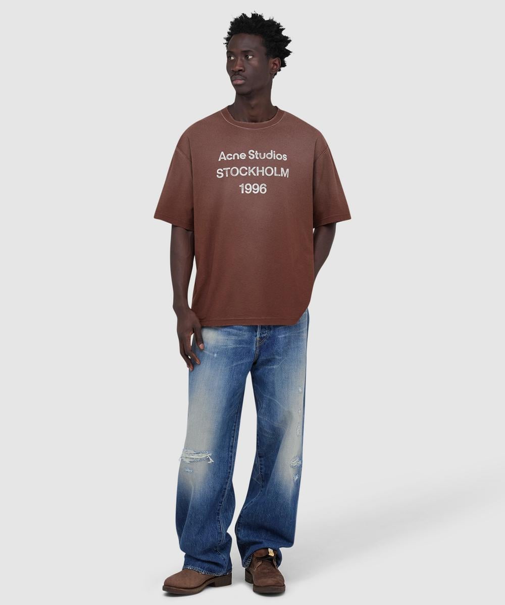 Acne Studios Exford 1996 t-shirt | CHOCOLATE BROWN | SEVENSTORE