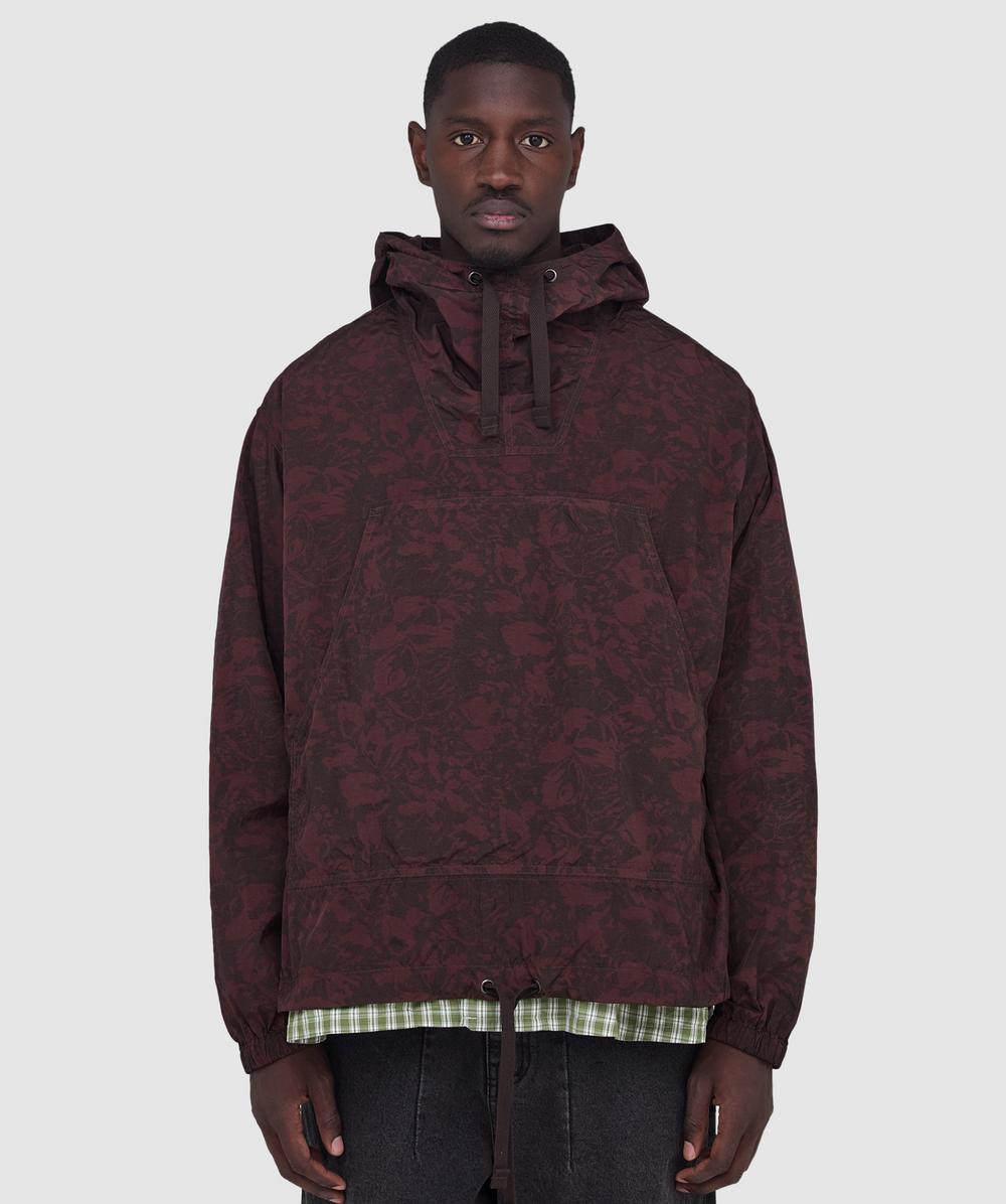 Beams Plus Camo Print Mil Smock Jacket In Brown