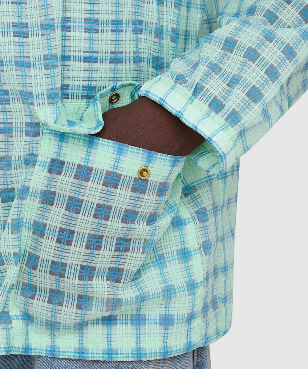 Beams Plus Swing hooded jacket | MINT GREEN | SEVENSTORE