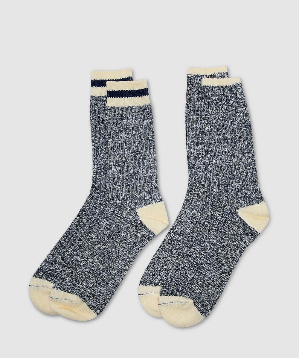 Beams Plus Rag Sock In Blue