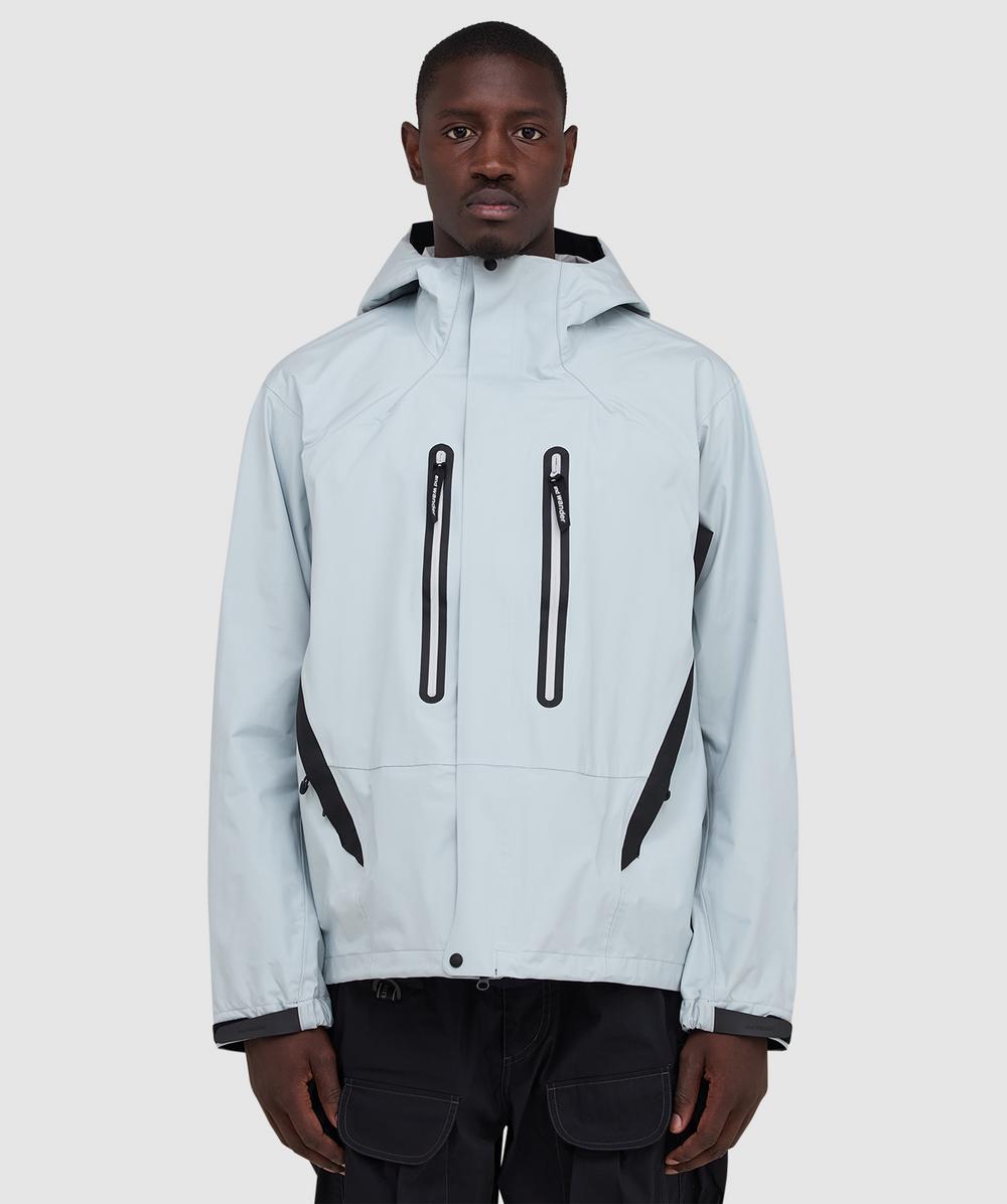 And Wander 2.5l Hiker Rain Jacket In Blue