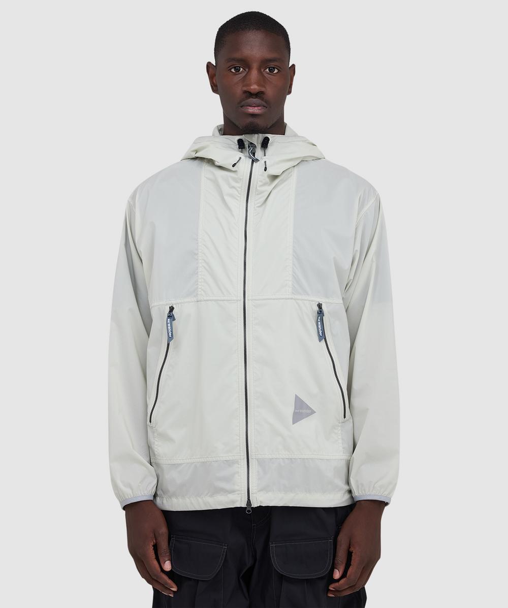 And Wander Pertex Wind Jacket In Gray