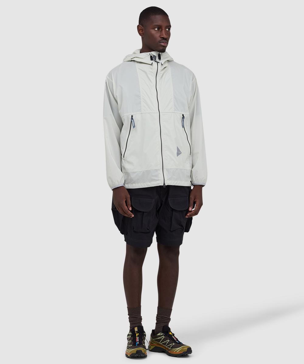 And Wander Pertex wind jacket | LIGHT GREY | SEVENSTORE
