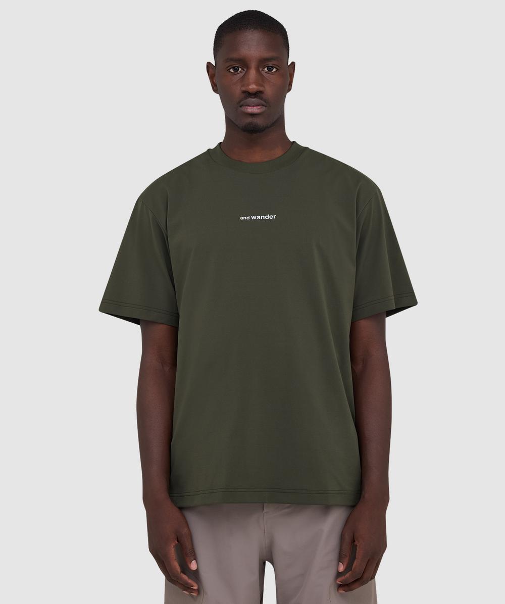 And Wander Dry Mesh T-shirt In Green