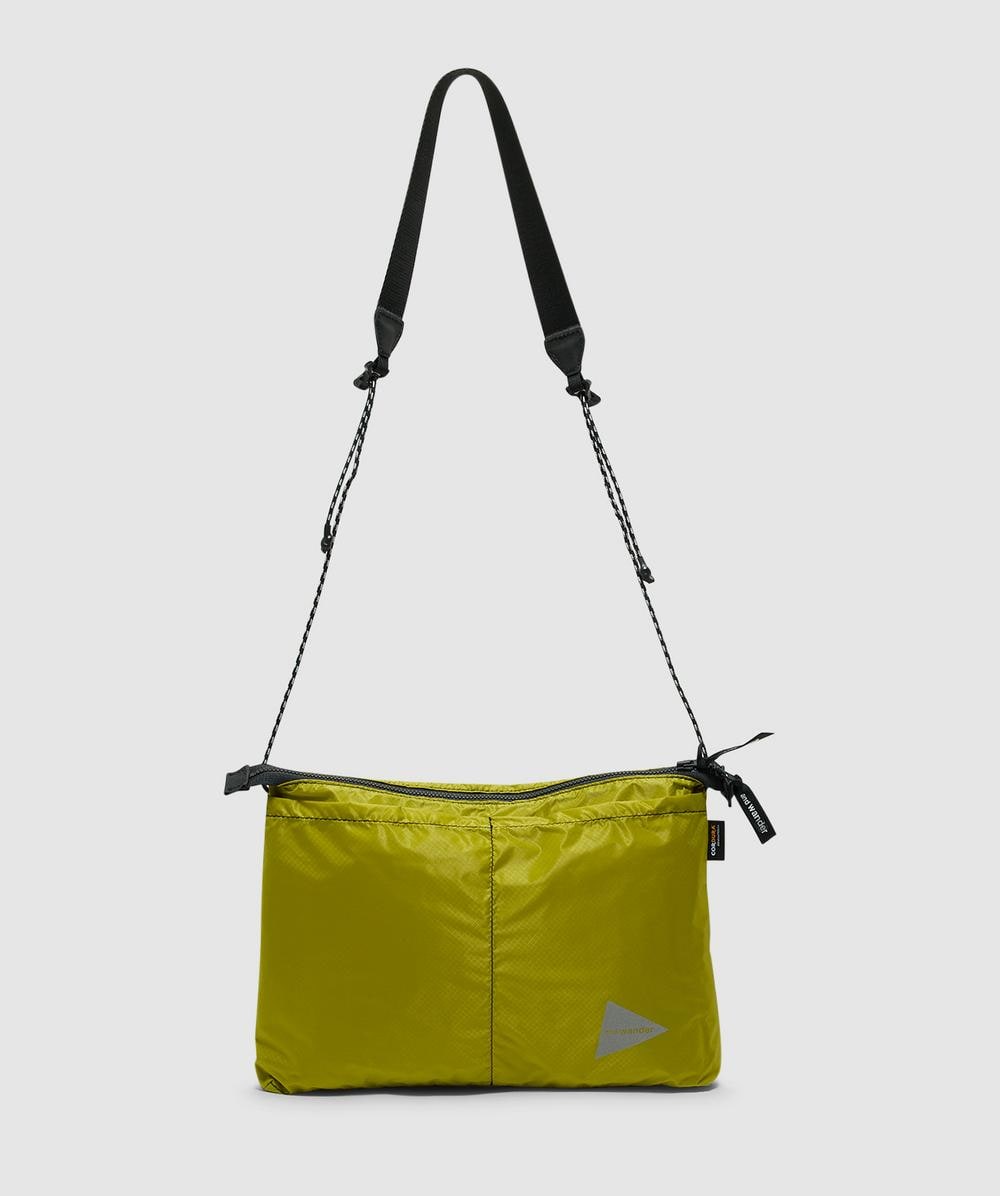 And Wander Sil Sacoche Bag In Green