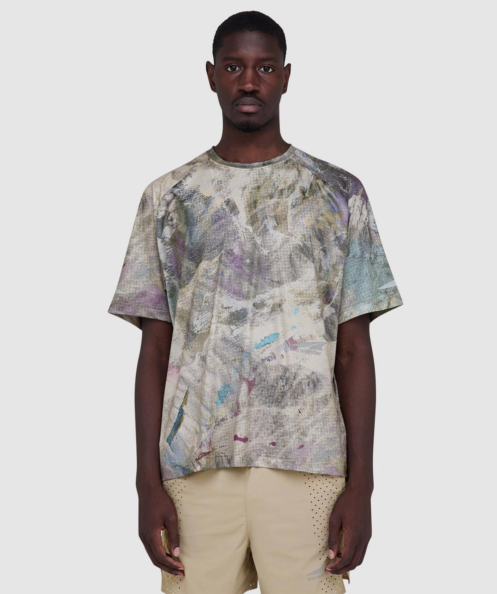 And Wander X Altra Graphic Short Sleeve T-shirt In Multi