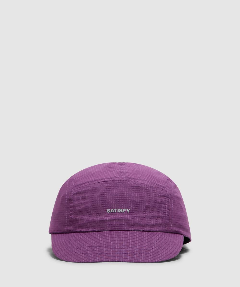 Satisfy Rippy Air Trail Cap In Purple
