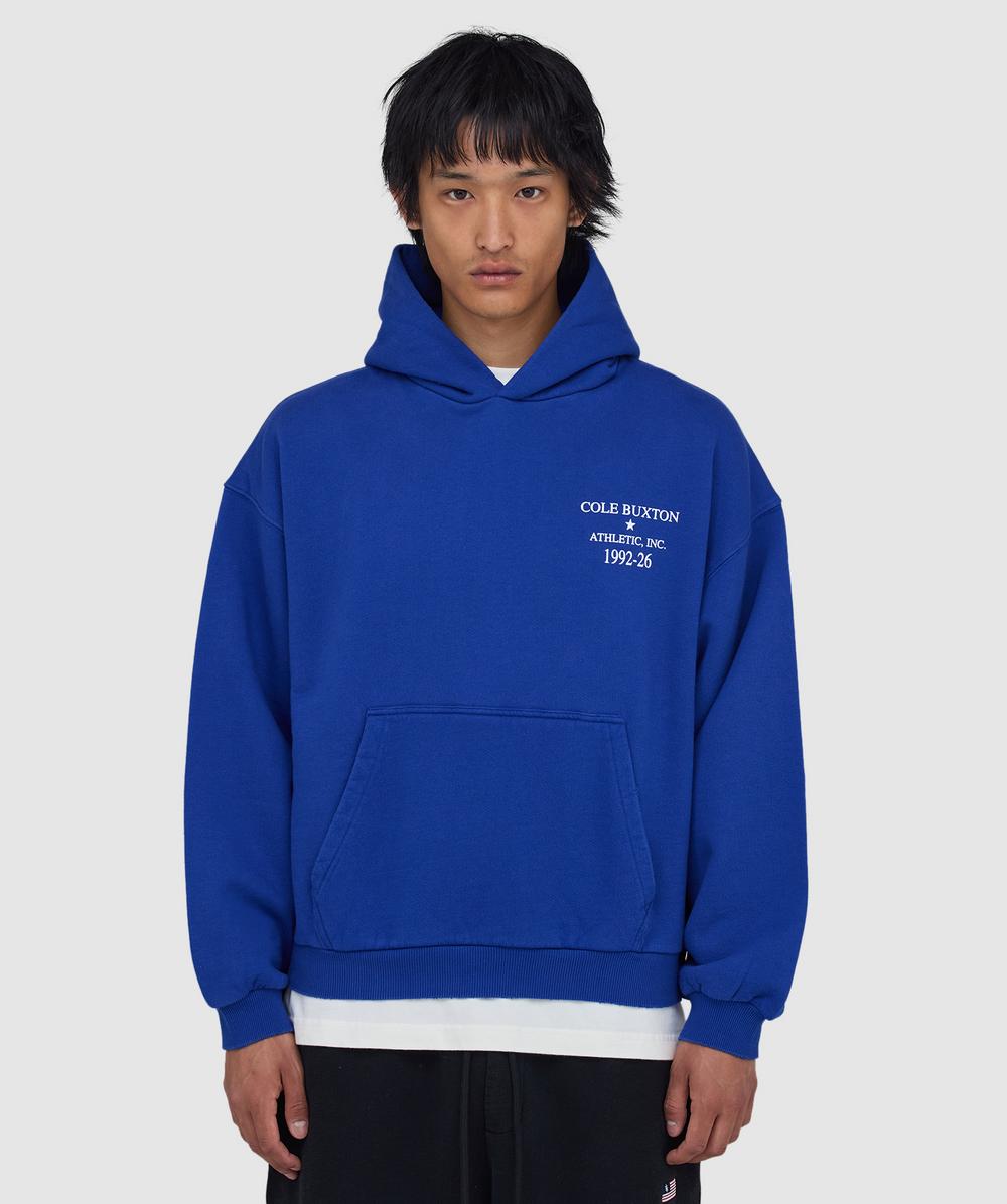 Cole Buxton Athletic Inc Hoodie In Blue