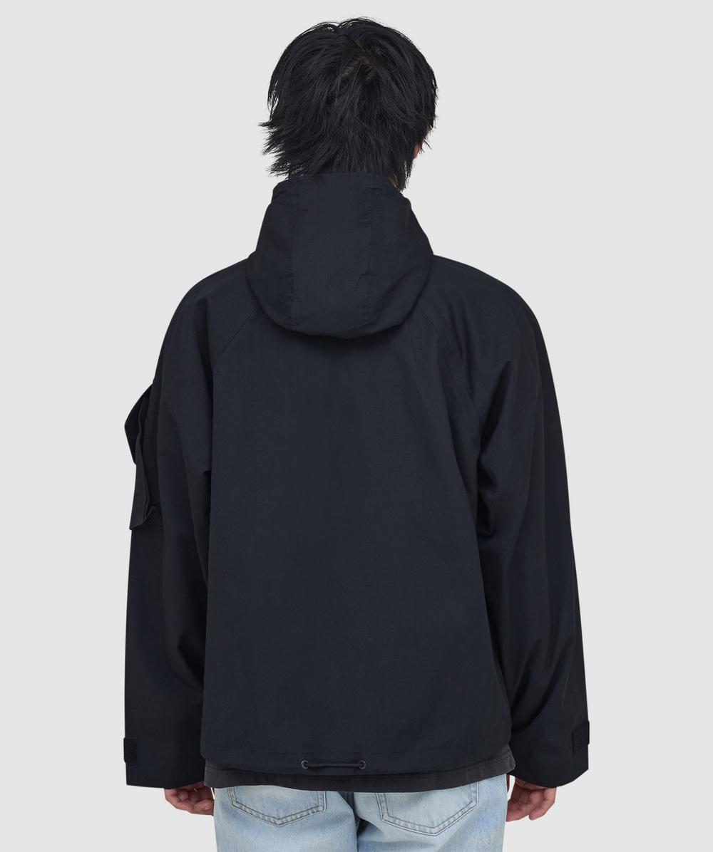 Heve クラウドブルゾン Black 黒 Cole Buxton Hooded jacket | BLACK | SEVENSTORE