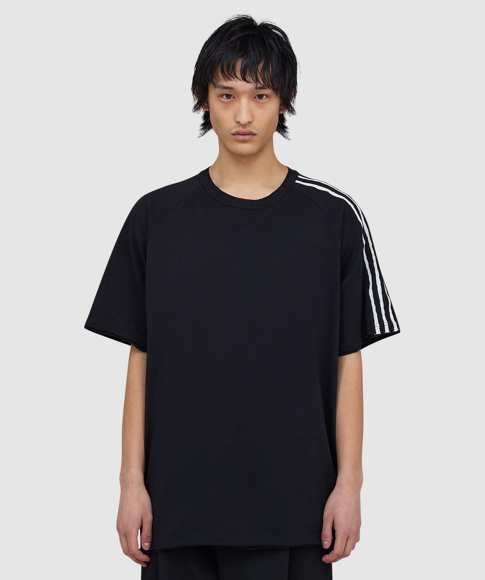 three❤️ Y-3 Raw edge short sleeve t-shirt | BLACK | SEVENSTORE