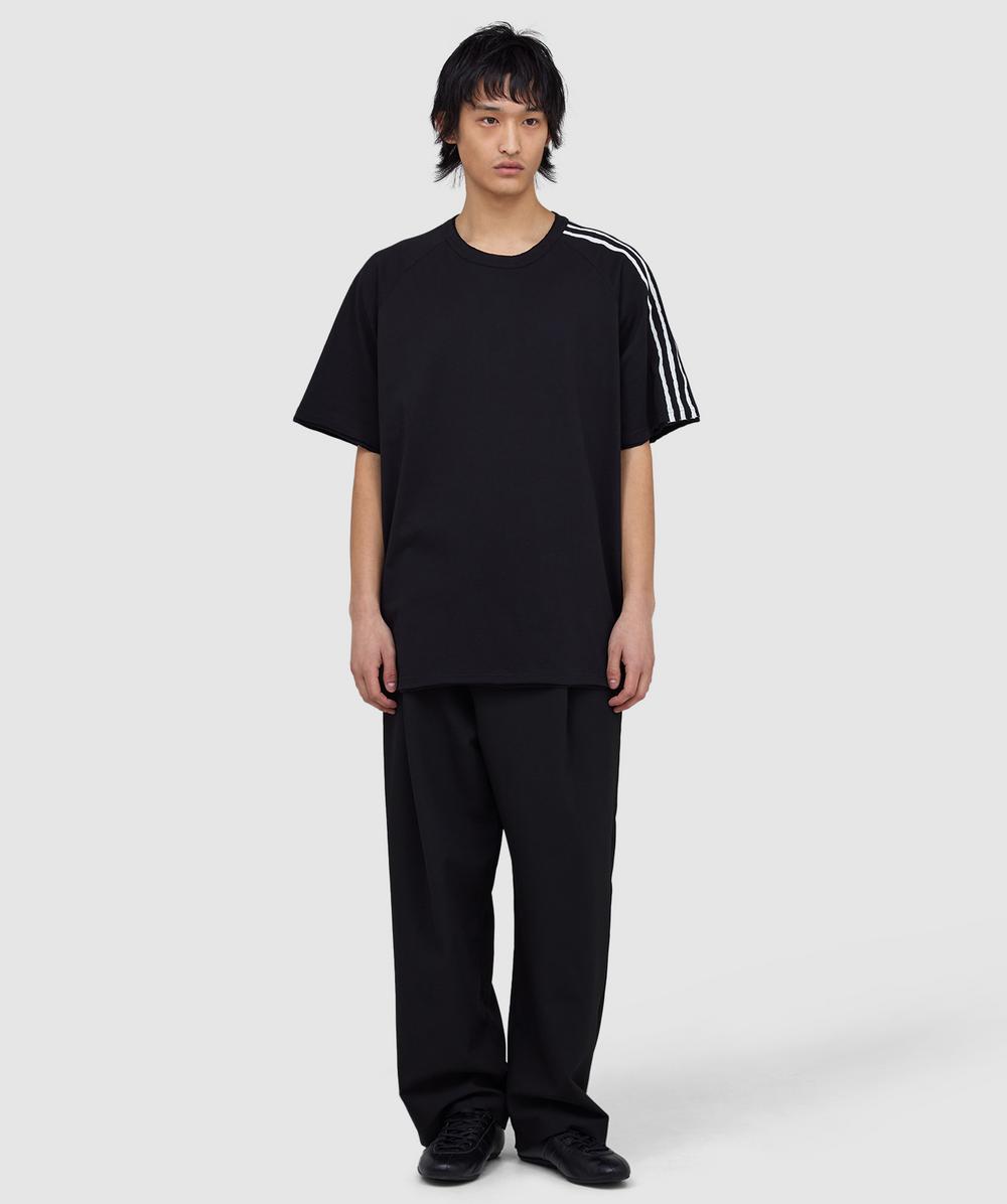 Y-3 Raw edge short sleeve t-shirt | BLACK | SEVENSTORE