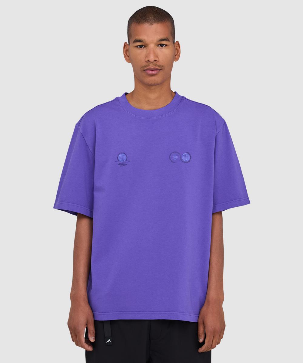 Purple Mountain Observatory Globe t-shirt | PURPLE | SEVENSTORE