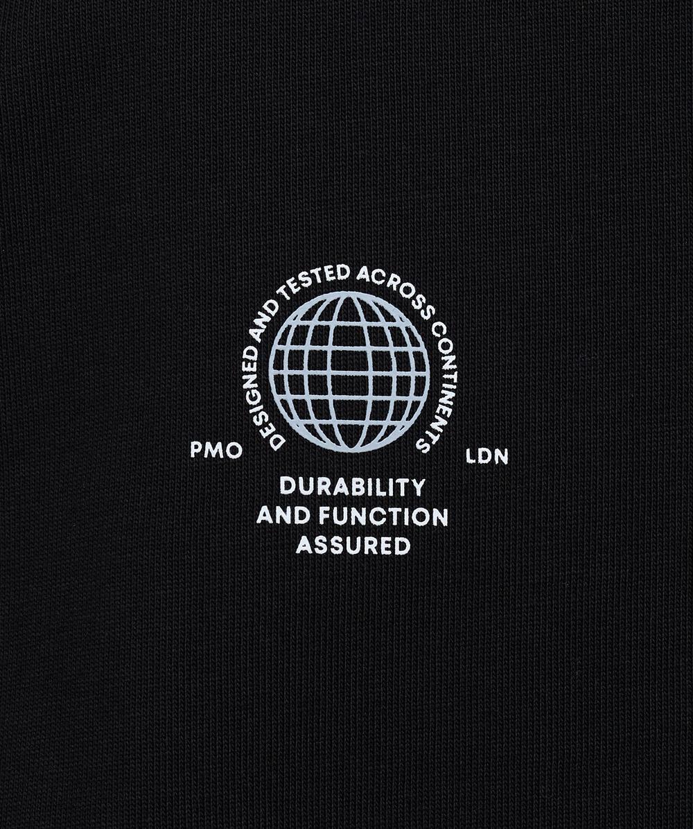 Purple Mountain Observatory Globe t-shirt | BLACK | SEVENSTORE
