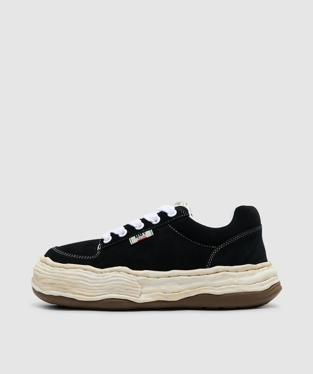 Maison Mihara Yasuhiro Oliver OG low sole suede sneaker | BLACK